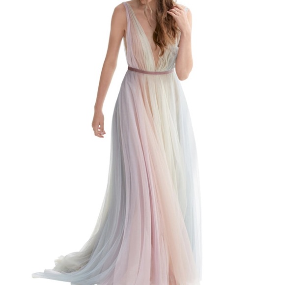 hutton rainbow tulle